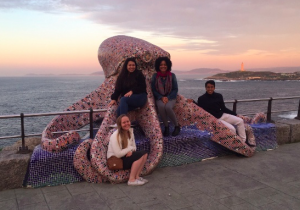 Holy Cross with the famous Coruña octopus