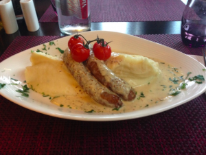 I have no idea how to pronounce or spell this Luxembourg dish, but it was delicious!