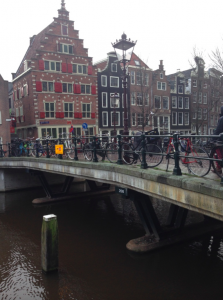 Amsterdam has a lot of canals, but even more bikes!